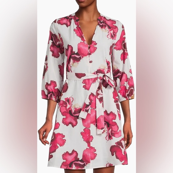 Ro's Garden CC Cooper Floral Cotton Minidress Size Small - Picture 2 of 9